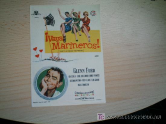 Cine: VAYA MARINEROS. GLENN FORD. - Foto 1