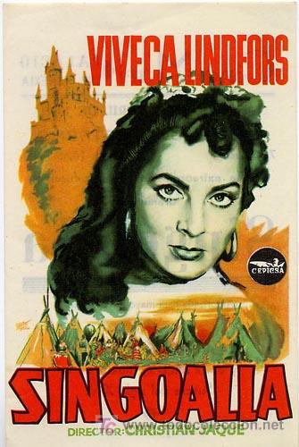 Kino: SINGOALLA PROGRAMA SENCILLO CEPICSA VIVECA LINDFORDS