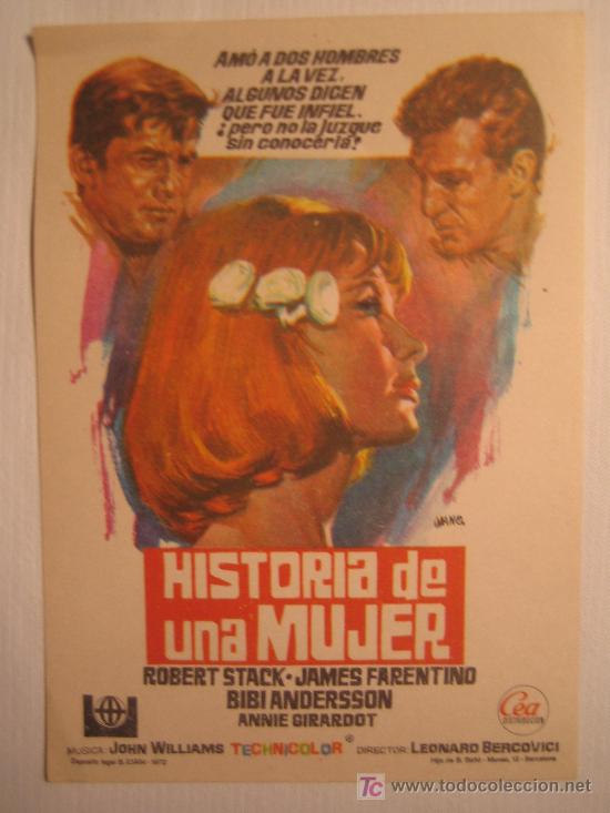 Cine: Historia de una mujer - Jano leonard bercovici john williams bibi andersson robert stack - Foto 1