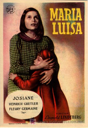 Cine: MARIA LUISA PROGRAMA SENCILLO ASTORIA JOSIANE B - Foto 1