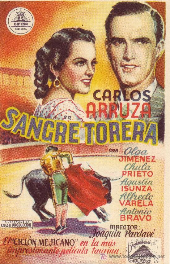 Cine: Programa de Mano-SANGRE TORERA - Foto 1