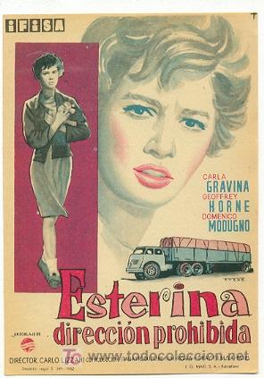 Cine: Esterina direcci&oacute;n prohibida - Foto 1