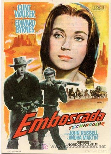 Cine: EMBOSCADA PROGRAMA SENCILLO MUNDIAL CLINT WALKER - Foto 1