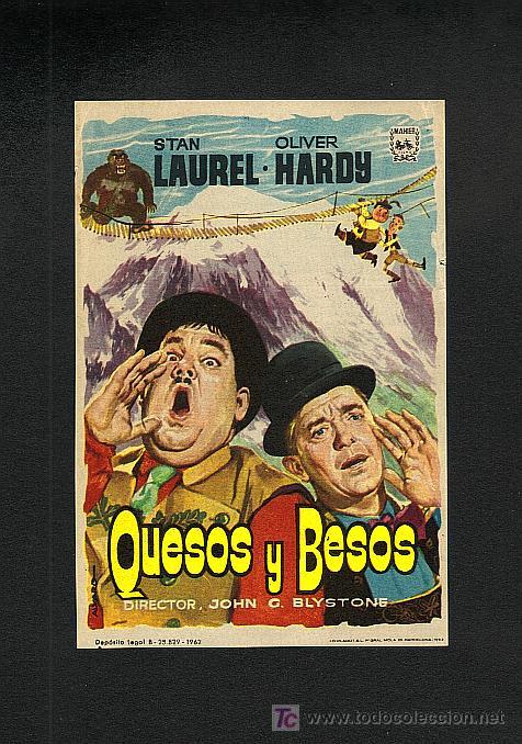 Cine: Quesos y besos (Stan Laurel y Oliver Hardy) - Foto 1