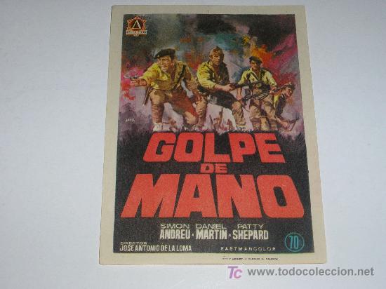 Flyers Publicitaires de Films Anciens: FOLLETO DE MANO - GOLPE DE MANO