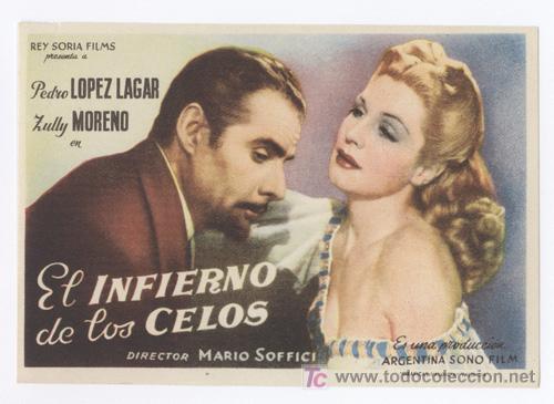 Cine: EL INFIERNO DE LOS CELOS PROGRAMA SENCILLO REY SORIA ZULLY MORENO - Foto 1