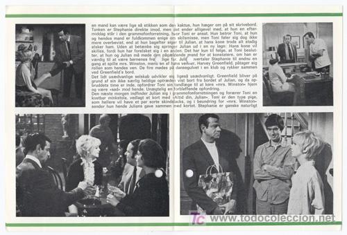 Cine: PTCC 328 FLOR DE CACTUS PROGRAMA LIBRITO DANES INGRID BERGMAN WALTER MATTAHU - Foto 2