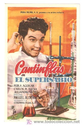 Cine: EL SUPERSABIO PROGRAMA SENCILLO COLUMBIA CANTINFLAS - Foto 1
