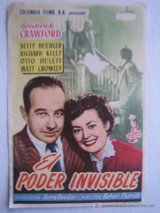 Cine: El poder invisible - broderich crawford betyy buehler robert parrish - Foto 1