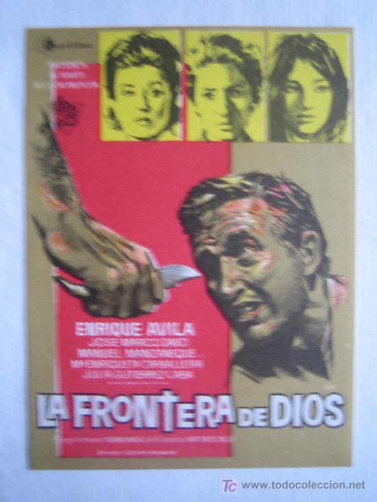 Cine: Folleto de mano - La frontera de Dios - Jano cire films