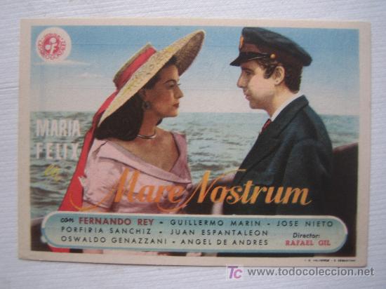 Cine: Mare Nostrum - Maria Felix - Modelo horizontal - Foto 1
