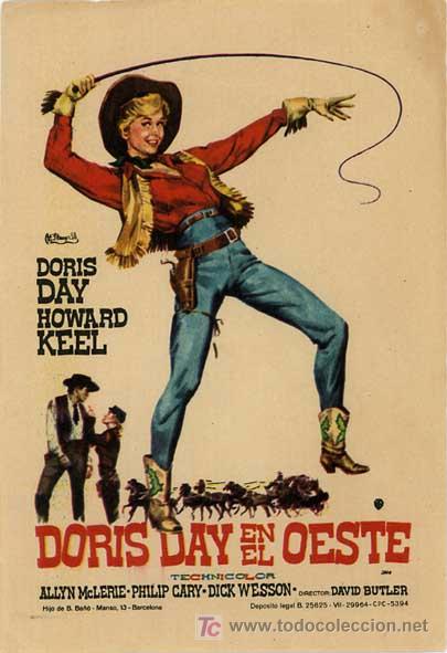 Cine: DORIS DAY EN EL OESTE