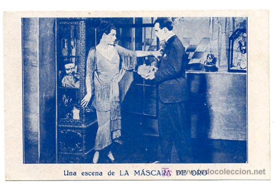 Cine: LA MASCARA DE ORO , TARJETA , S612 - Foto 1