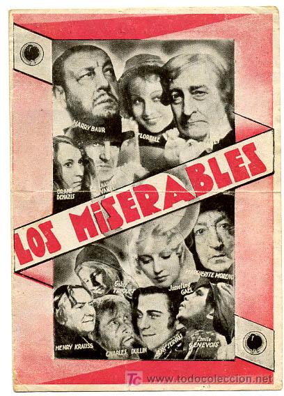 Cine: LOS MISERABLES , DOBLE, S673 - Foto 1