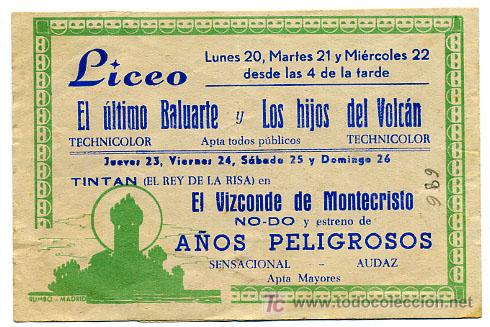 Cine: EL VIZCONDE DE MONTECRISTO , DOBLE , S696 - Foto 2