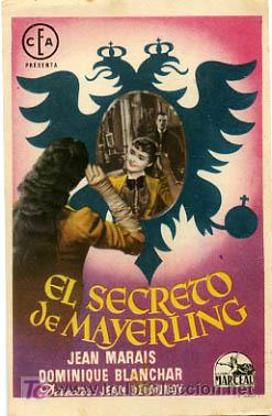 Kino: EL SECRETO DE MAYERLING   , SENCILLO  ,   PM6597