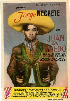 Kino: JUAN SIN MIEDO   , SENCILLO   ,   PM6787