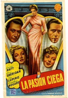 Foglietti di film di film antichi di cinema: LA PASION CIEGA   , SENCILLO , PM7028