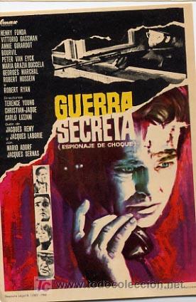 Cine: GUERRA SECRETA    , SENCILLO   , PM7265 - Foto 1