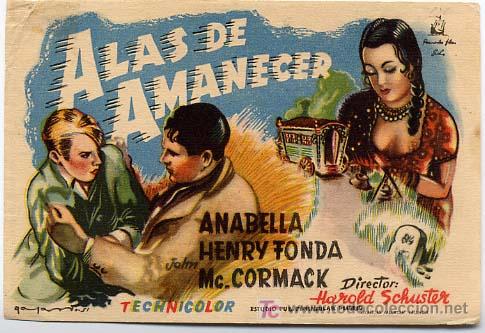 Cine: ALAS DE AMANECER   , SENCILLO  ,  PM7481 - Foto 1
