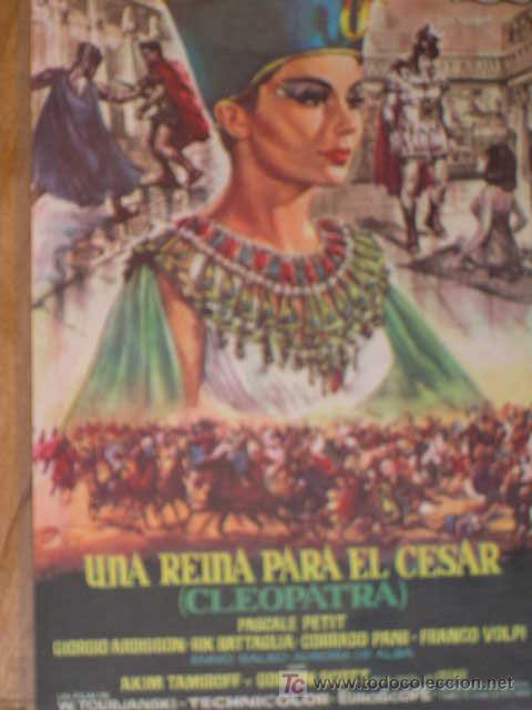 Cine: UNA REINA PARA EL CESAR (CLEOPATRA)