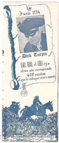 Cine: PTCC 407 DICK TURPIN PROGRAMA DOBLE ATLANTIC VICTOR MCLAGLEN - Foto 1
