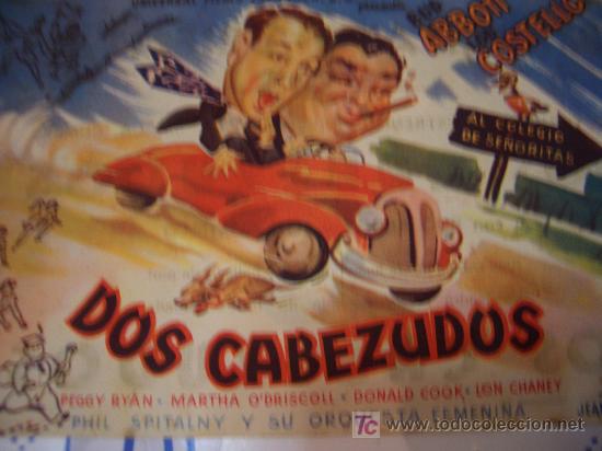 Cine: DOS CABEZUDOS  (DORSO IMPRESO - Foto 1