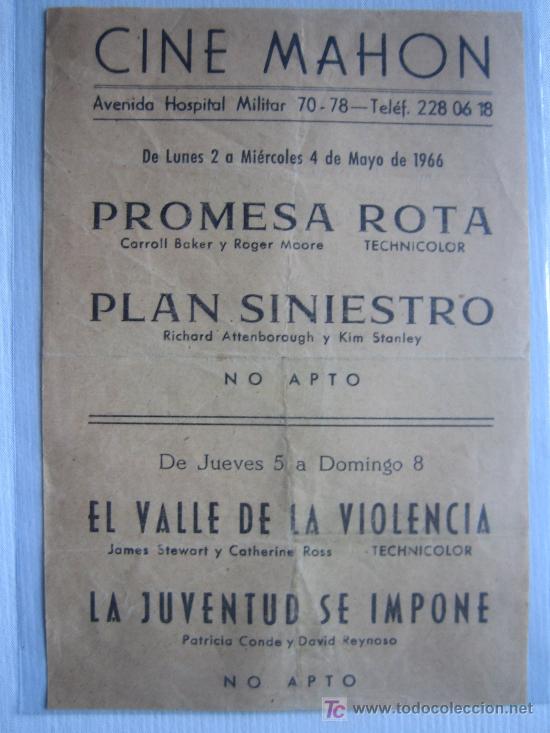 Cine: Programa local - El valle de la violencia - Promesa rota - Plan siniestro - Foto 1