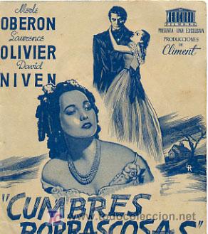 Cine: CUMBRES BORRASCOSAS    , DOBLE     , PM8169