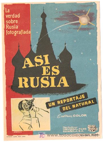 Cine: ASI ES RUSIA PROGRAMA SENCILLO REY SORIA DOCUMENTAL - Foto 1