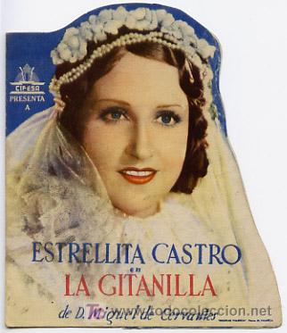Cine: LA GITANILLA  , TROQUELADO , DOBLE    ,  PM8454 - Foto 1