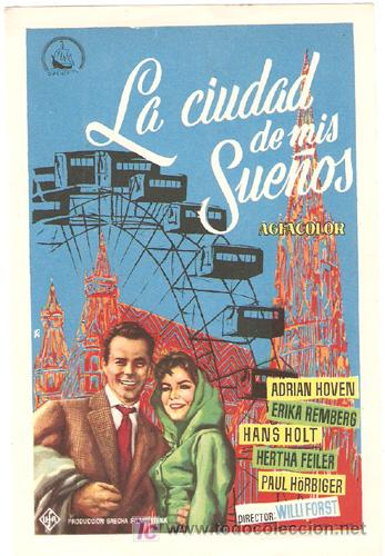 Cine: LA CIUDAD DE MIS SUE&Ntilde;OS PROGRAMA SENCILLO DIPENFA ERIKA REMBERG ADRIAN HOVEN - Foto 1
