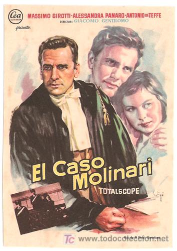 Cine: PTCC 318 EL CASO MOLINARI PROGRAMA SENCILLO CEA SOLIGO MASSIMO GIROTTI - Foto 1
