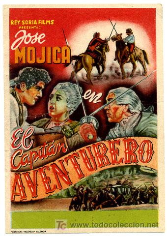 Cine: EL CAPITAN AVENTURERO   , SENCILLO  ,  S948 - Foto 1