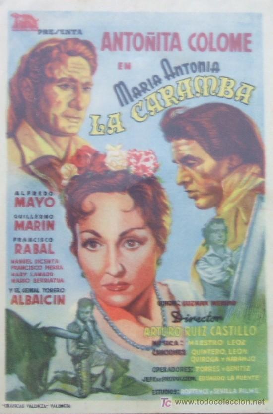 Cine: MARIA ANTONIA LA CARAMBA PC- 254 - Foto 1