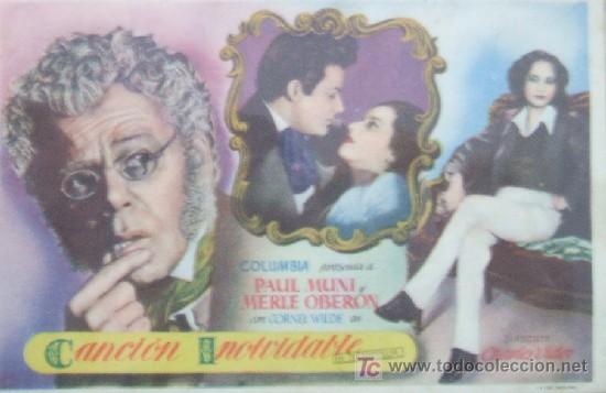Cine: CANCION INOLVIDABLE. PC- 262 - Foto 1