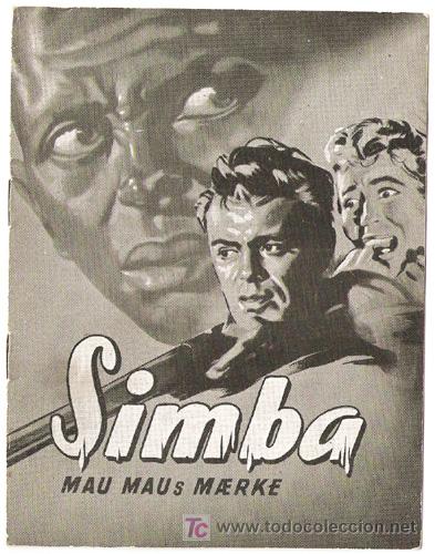 Cine: SIMBA PROGRAMA LIBRITO DANES DIRK BOGARDE - Foto 1