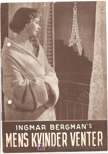 Cine: TRES MUJERES PROGRAMA LIBRITO DANES INGMAR BERGMAN - Foto 1