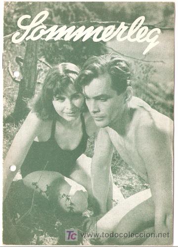 Cine: JUEGOS DE VERANO PROGRAMA LIBRITO DANES INGMAR BERGMAN - Foto 1