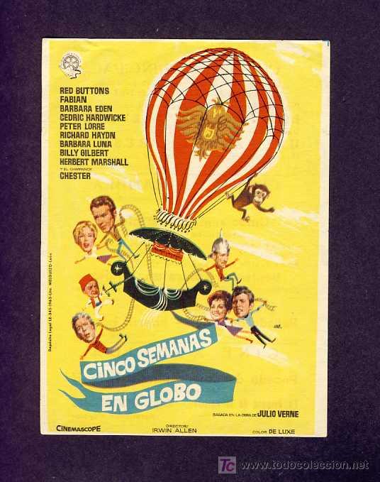 Cine: CINCO SEMANAS EN GLOBO - Foto 1