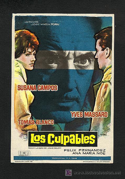 Cine: LOS CULPABLES (Ives Montand) - Foto 1