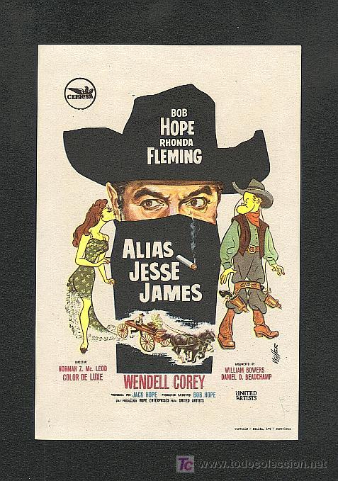 Cine: Alias Jesse James (Bob Hope) (western) - Foto 1