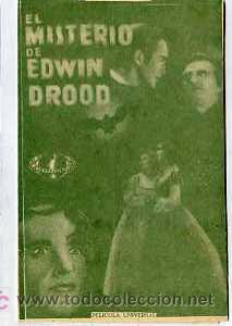 Cine: PROGRAMA DE CINE ES FACSIMIL EL MISTERIO DE EDWIN DROOD 150X95 DOBLE - Foto 1