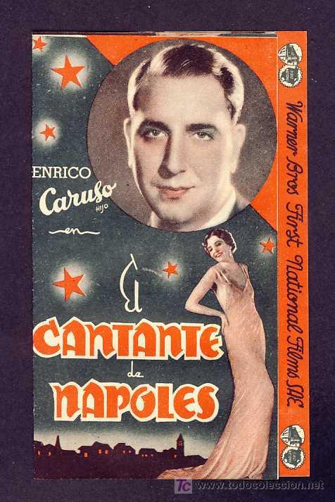 Cine: Cantante de Napoles (doble) - Foto 1