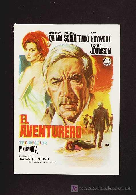 Cine: El aventurero (Anthony Quinn, Rita Waywort) - Foto 1