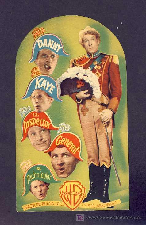 Cine: Inspector general (Dany Kaye) (troquelado) - Foto 1