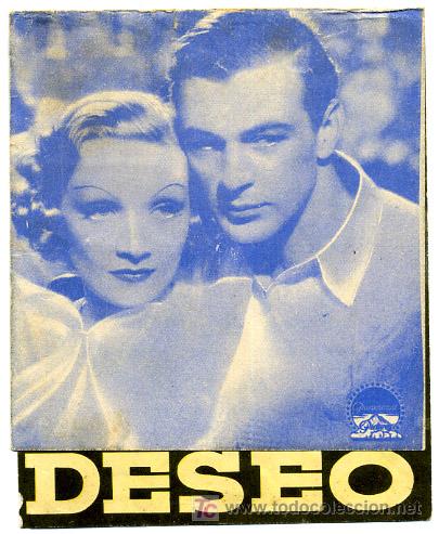 Cine: DESEO , GARY COOPER , DOBLE , S1092 - Foto 1
