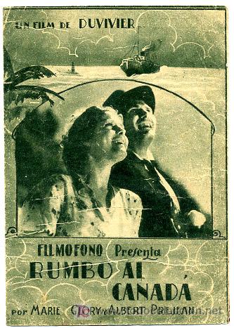 Cine: RUMBO AL CANADA 1935 , DOBLE , S1096 - Foto 1