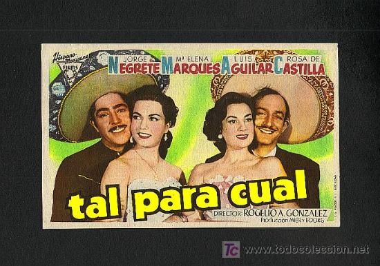 Cine: Tal para cual (Jorge Negrete) - Foto 1