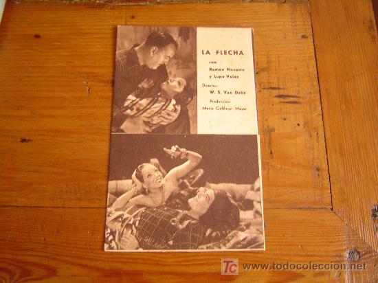 Cine: Folleto mano cine pelicula La Flecha. - Foto 1